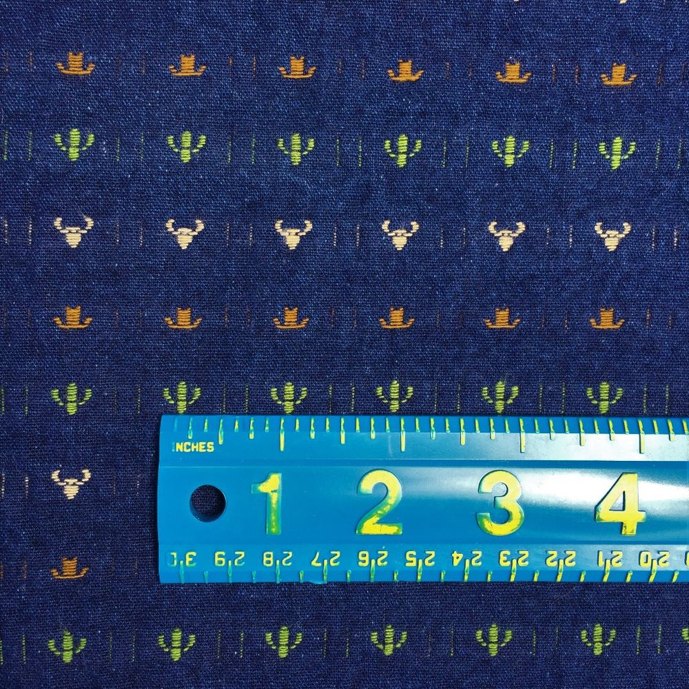 Cotton Denim Fabric SW Design heavy wt 67" x 60"